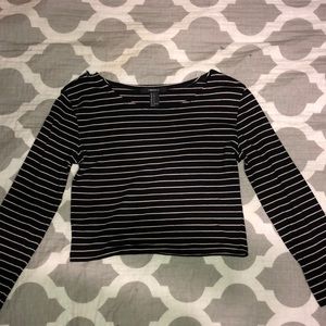 Forever 21 Long-Sleeve Crop Top